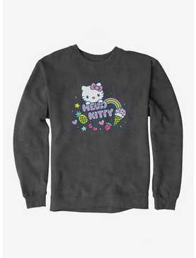 Hello Kitty Kawaii Vacation Sparkle Icon Sweatshirt, , hi-res