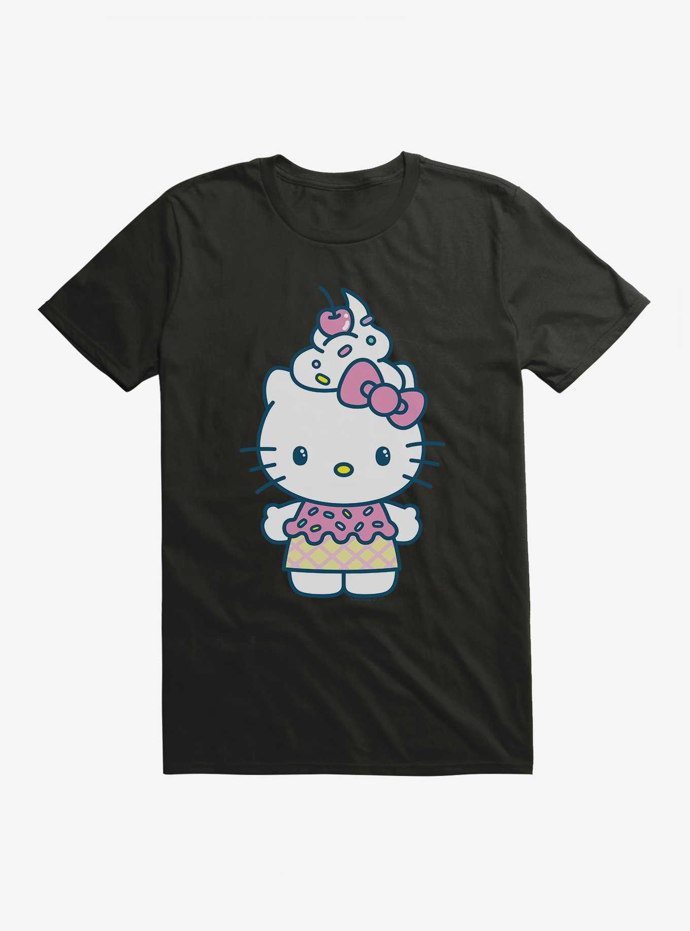 Hello Kitty Kawaii Vacation Ice Cream Outfit T-Shirt, , hi-res