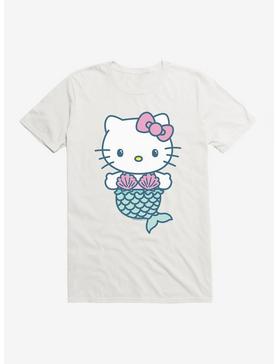 Hello Kitty Kawaii Vacation Mermaid Outfit T-Shirt, WHITE, hi-res