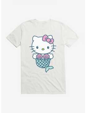 Hello Kitty Kawaii Vacation Mermaid Outfit T-Shirt, WHITE, hi-res