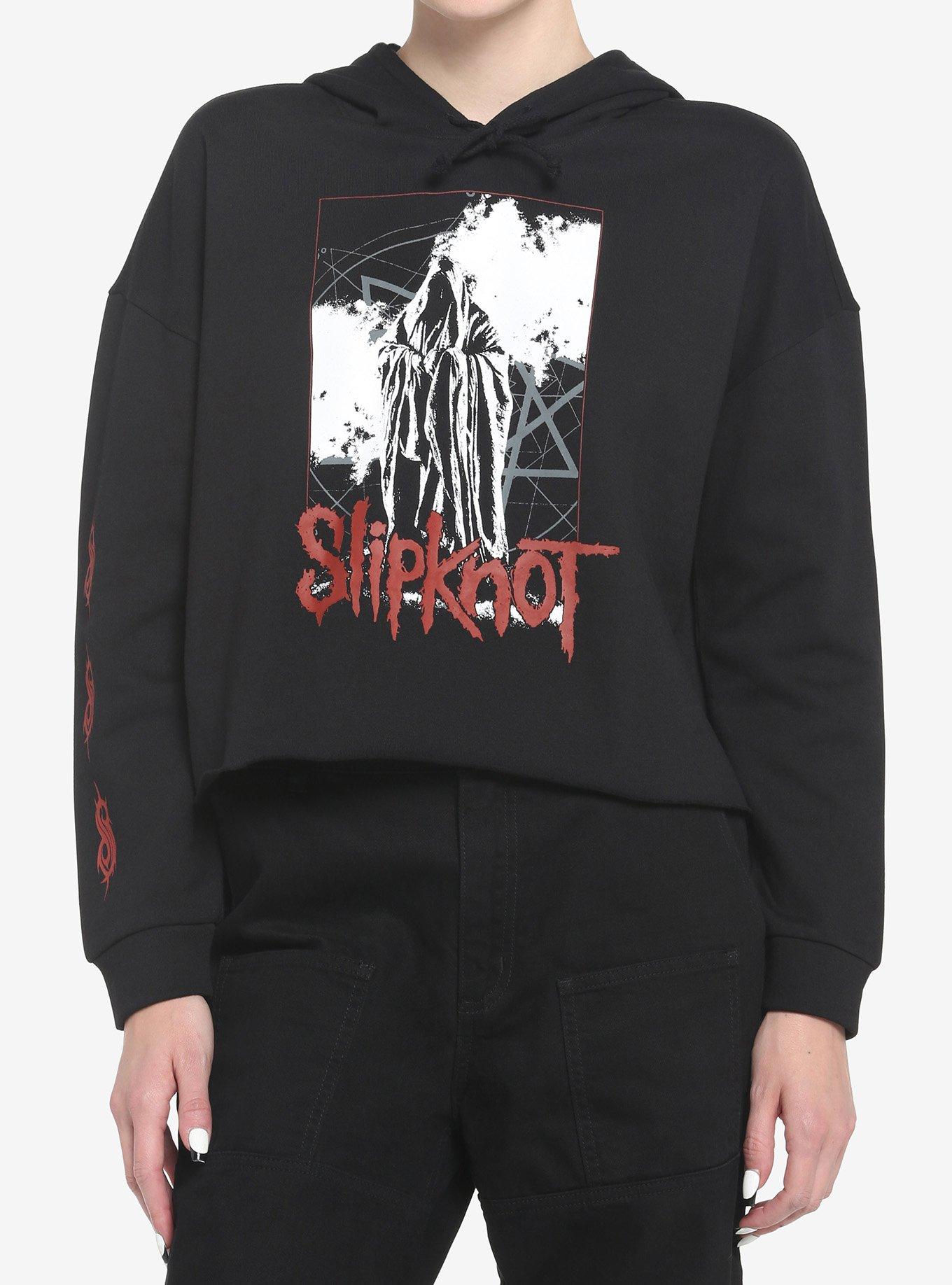 Slipknot Hooded Figure Girls Crop Hoodie | Hot Topic