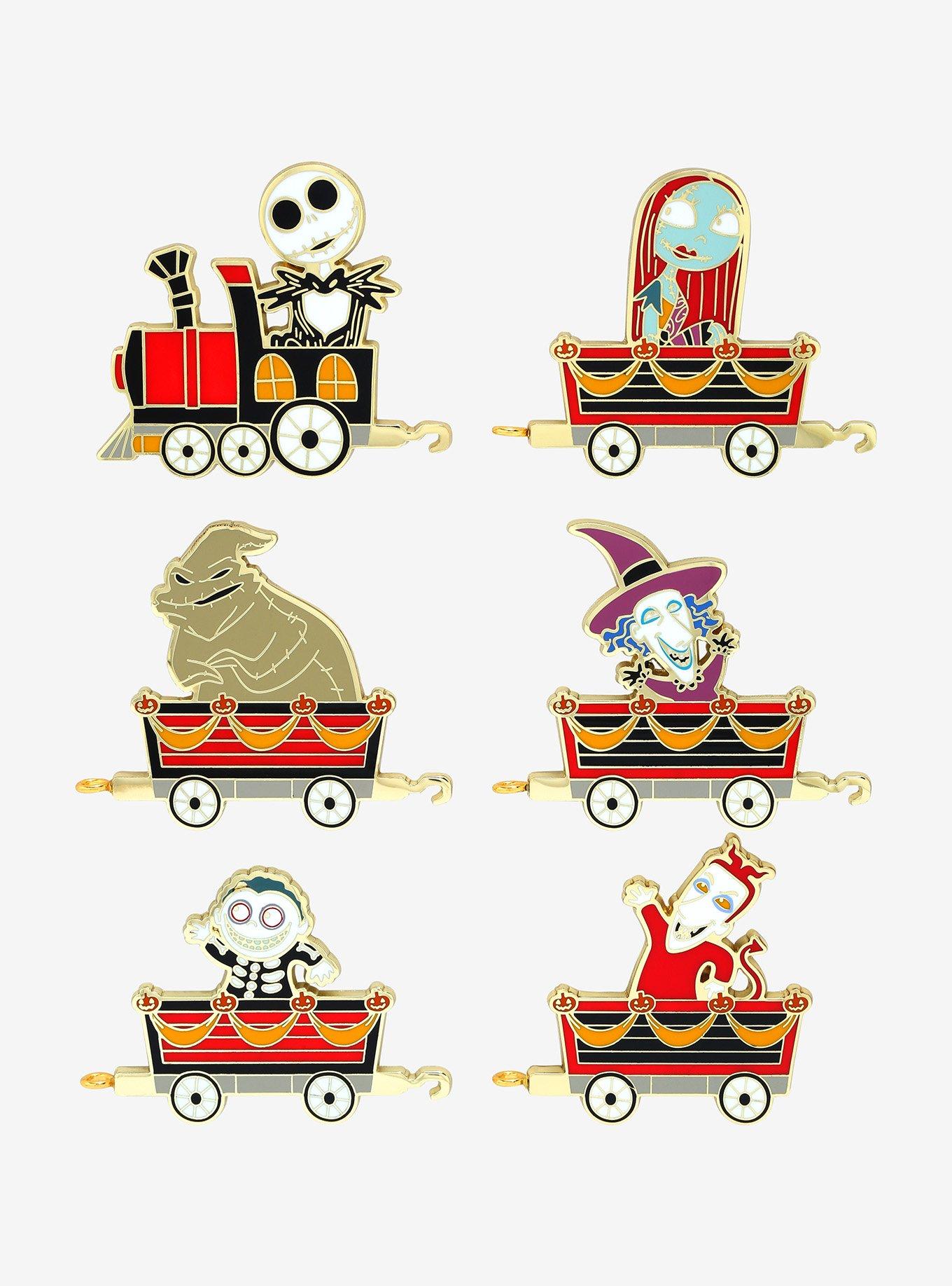 Disney The Nightmare Before Christmas Characters Blind Box Enamel Pin - BoxLunch Exclusive, , hi-res