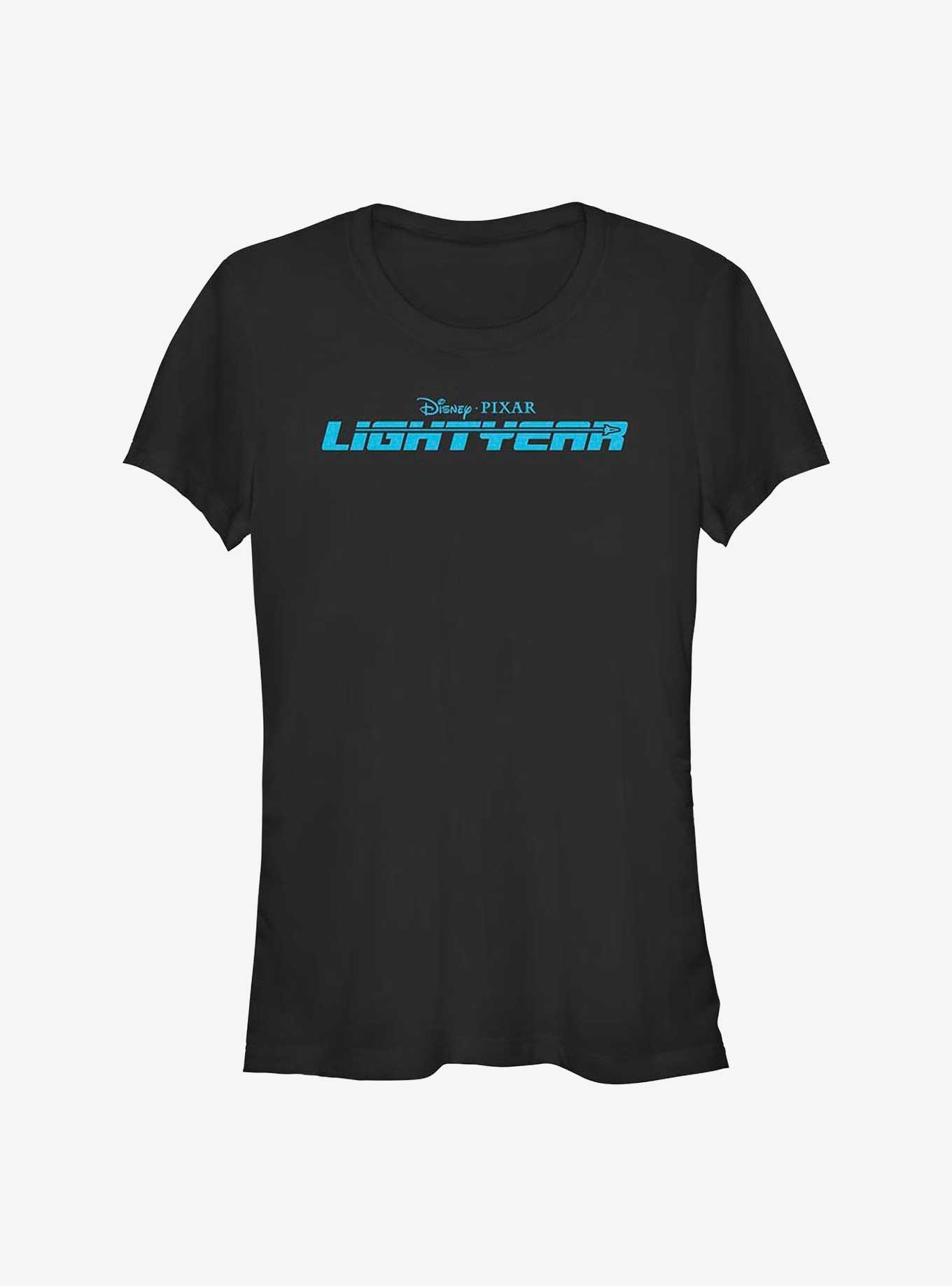Disney Pixar Lightyear Blue Logo Girl's T-Shirt, BLACK, hi-res