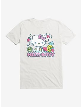 Hello Kitty Kawaii Vacation Fruity Icon T-Shirt, WHITE, hi-res