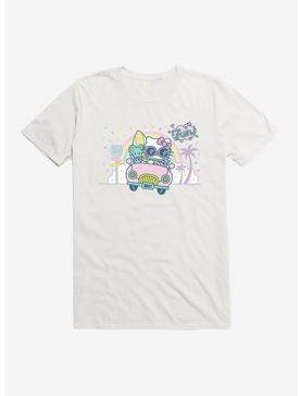 Hello Kitty Kawaii Vacation Retro Fun Night Out T-Shirt, WHITE, hi-res