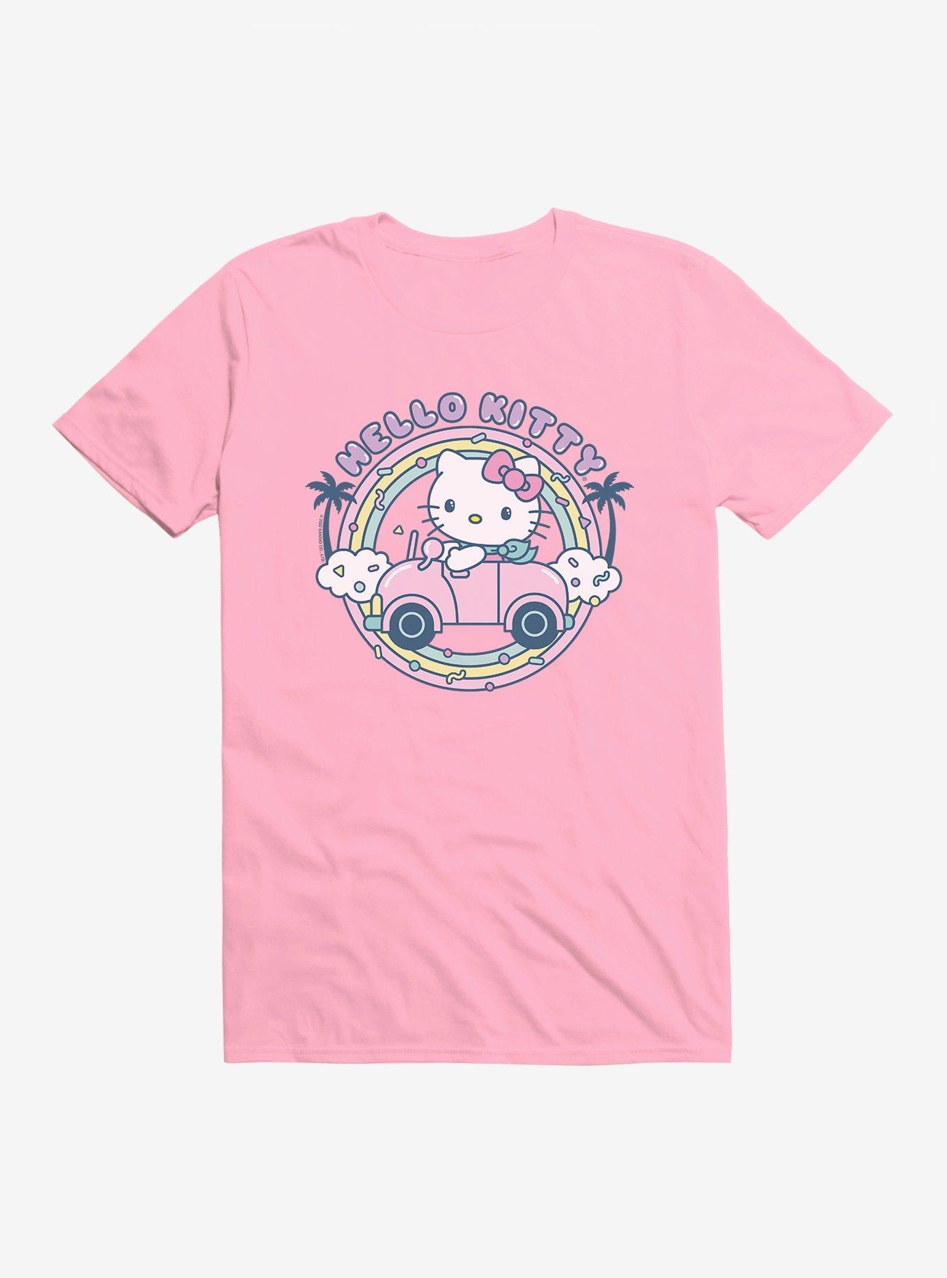 Hello Kitty Kawaii Vacation Retro Getaway Icon T-Shirt