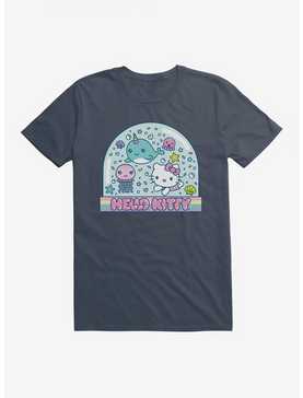 Hello Kitty Kawaii Vacation Snow Globe T-Shirt, , hi-res