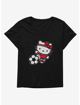 Hello Kitty Soccer Kick Womens T-Shirt Plus Size, , hi-res