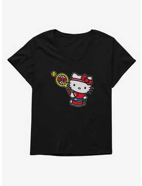 Hello Kitty Tennis Serve Womens T-Shirt Plus Size, , hi-res