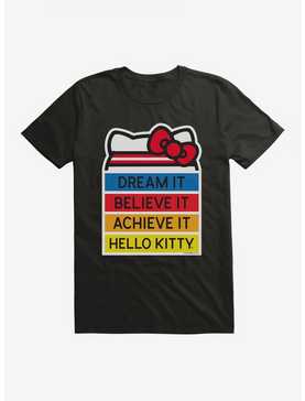 Hello Kitty Dream It Believe It Achieve It T-Shirt, , hi-res