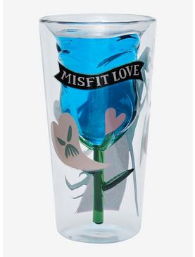 Disney The Nightmare Before Christmas Misfit Love Figural Rose Pint Glass - BoxLunch Exclusive, , hi-res