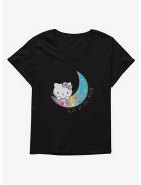 Hello Kitty Love By The Moon Womens T-Shirt Plus Size, , hi-res