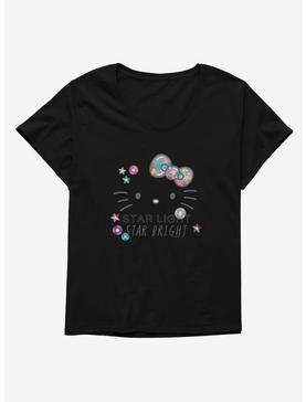 Plus Size Hello Kitty Star Light Star Bright Womens T-Shirt Plus Size, , hi-res