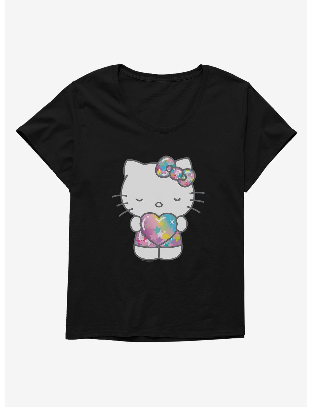 Hello Kitty Starshine Heart Womens T-Shirt Plus Size, , hi-res