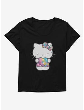 Hello Kitty Starshine Heart Womens T-Shirt Plus Size, , hi-res