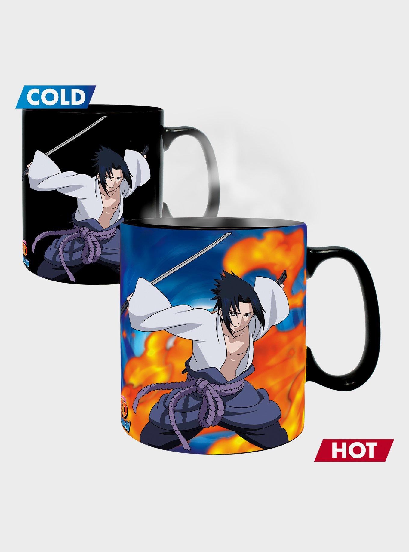 Naruto Sasuke Heat Reveal Mug & Coaster Set, , hi-res