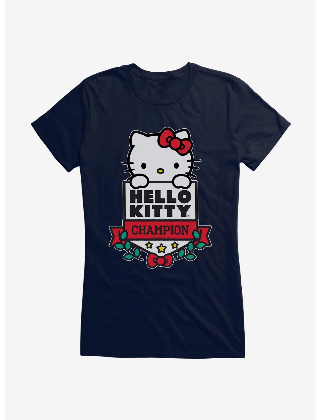 Hello Kitty Champion Girls T-Shirt, NAVY, hi-res