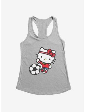 Hello Kitty Soccer Kick Girls Tank, HEATHER, hi-res