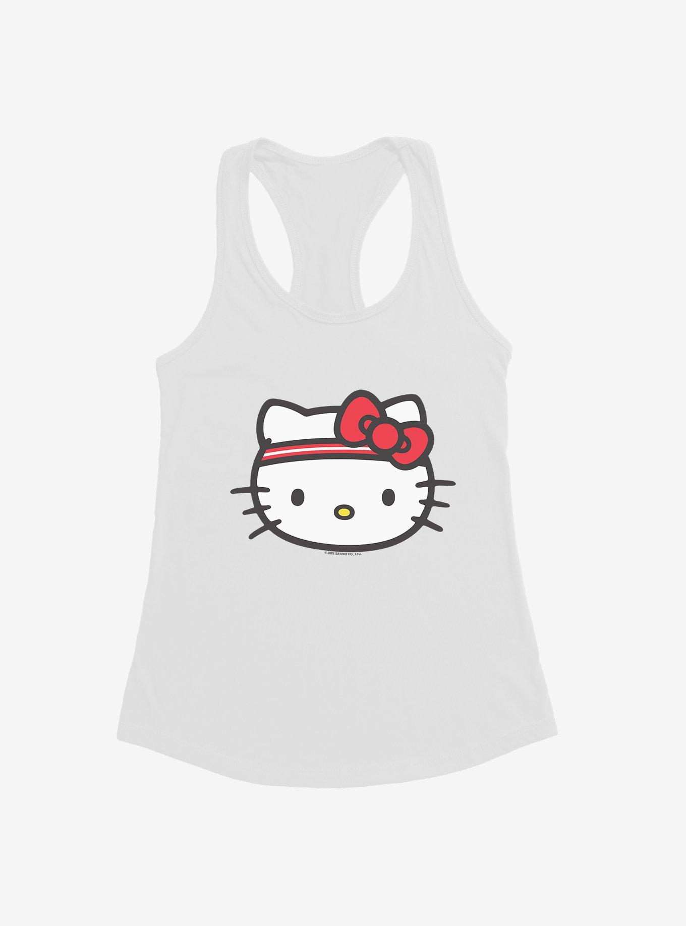 Hello Kitty Sporty Icon Girls Tank - WHITE | Hot Topic