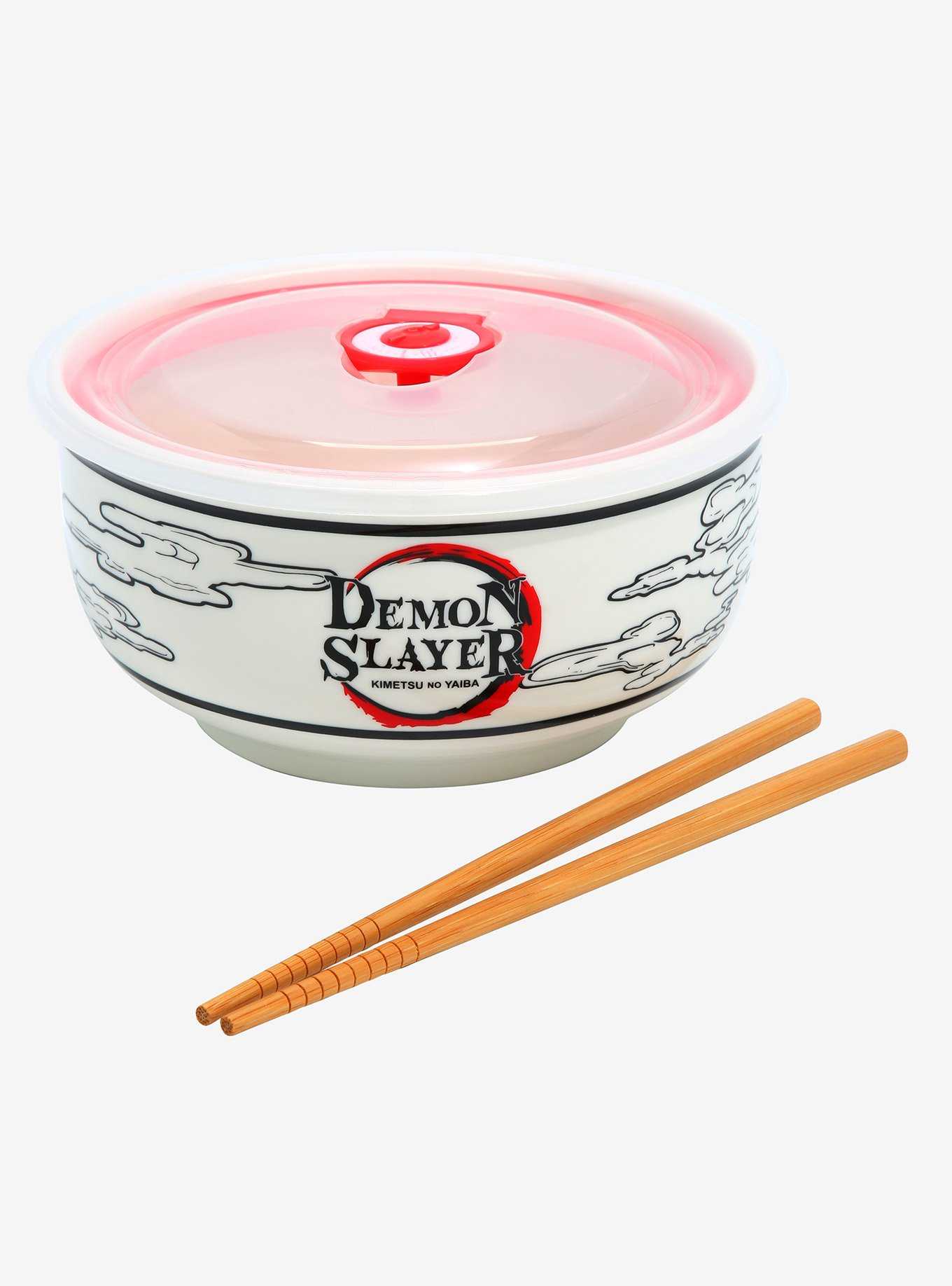 Demon Slayer: Kimetsu no Yaiba Clouds Ramen Bowl with Lid, , hi-res