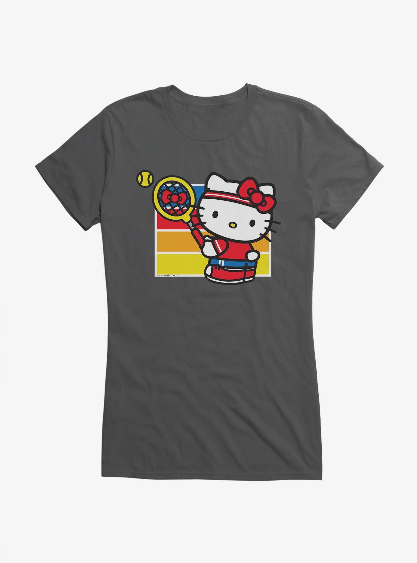 Hello Kitty Color Tennis Serve Girls T-Shirt, , hi-res