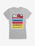 Hello Kitty Dream It Believe It Achieve It Girls T-Shirt, HEATHER, hi-res