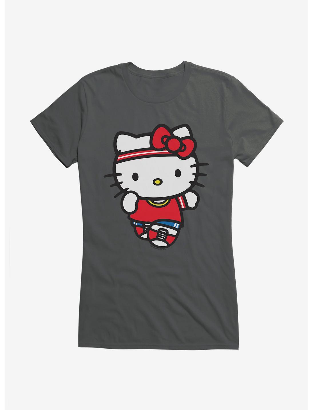 Hello Kitty Quick Run Girls T-Shirt, CHARCOAL, hi-res