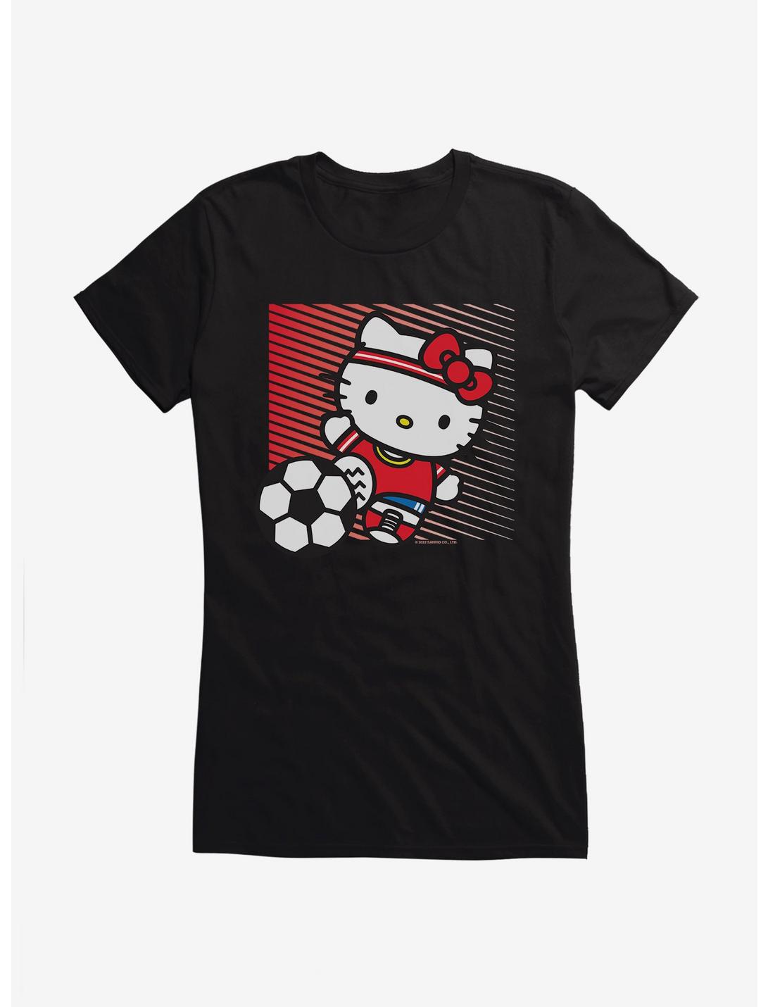 Hello Kitty Soccer Speed Girls T-Shirt, BLACK, hi-res