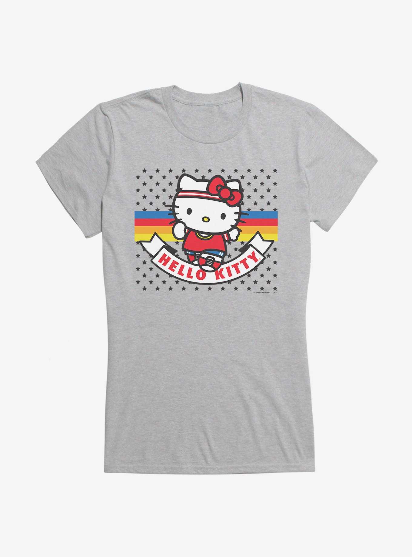 Hello Kitty Sports & Dots Girls T-Shirt, HEATHER, hi-res