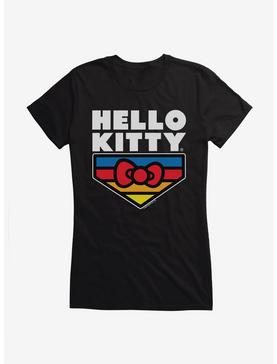 Hello Kitty Sports Logo Girls T-Shirt, BLACK, hi-res