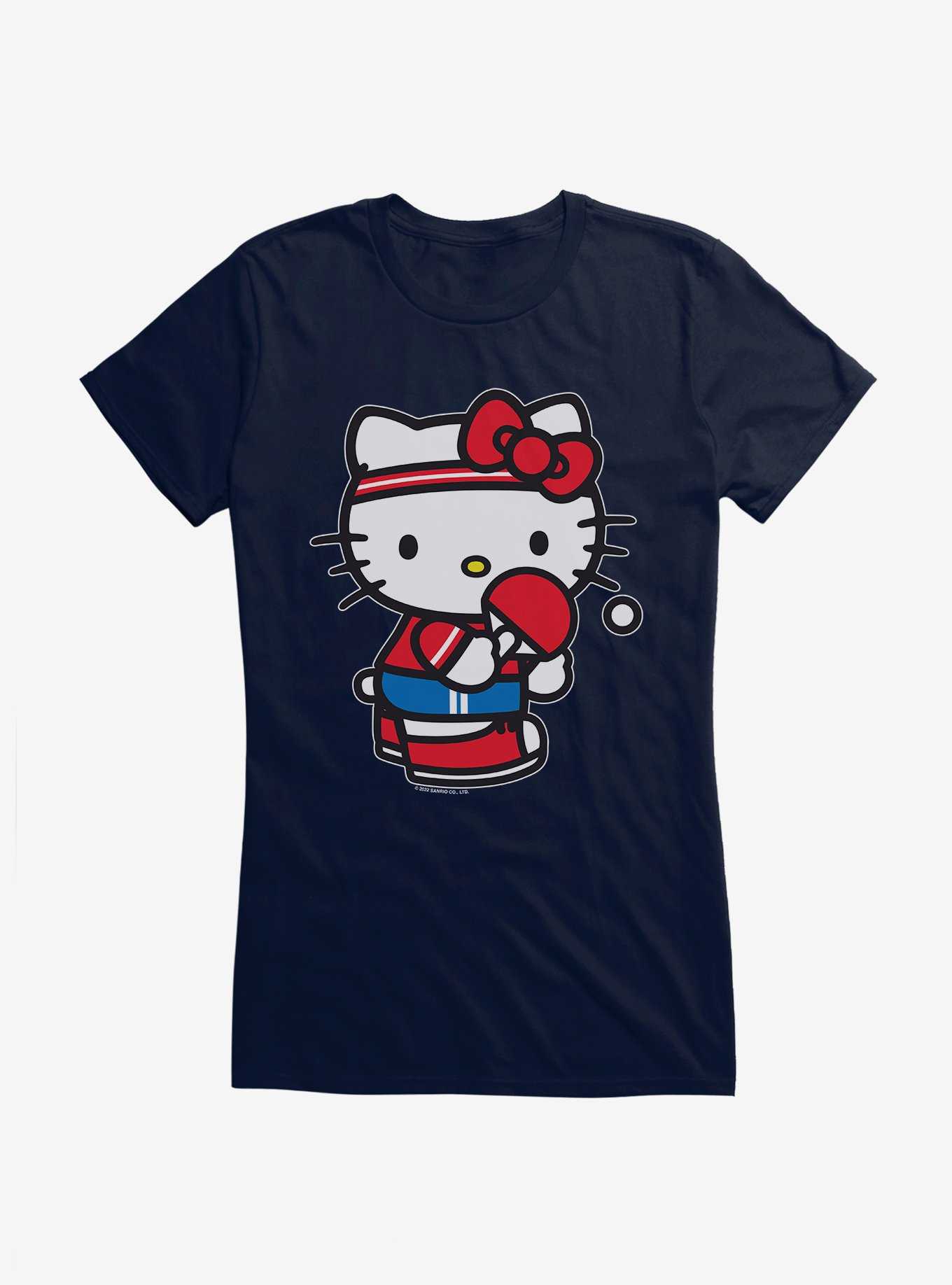 Hello Kitty Table Tennis Girls T-Shirt, NAVY, hi-res