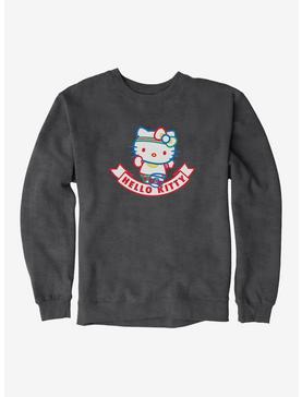 Hello Kitty Color Sports Sweatshirt, CHARCOAL HEATHER, hi-res