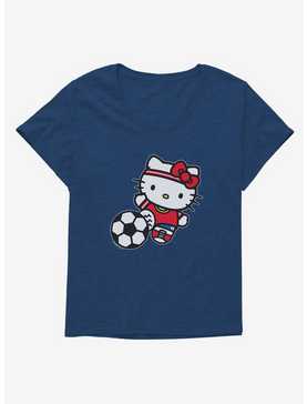 Hello Kitty Soccer Kick Girls T-Shirt Plus Size, , hi-res
