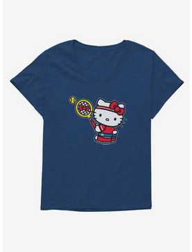 Hello Kitty Tennis Serve Girls T-Shirt Plus Size, , hi-res