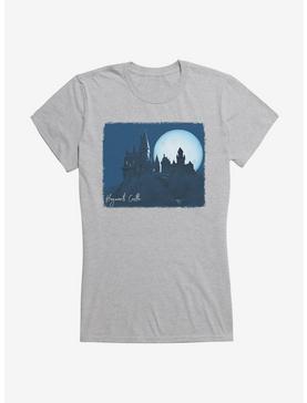 Harry Potter Hogwarts Castle Supermoon Illustrated Girls T-Shirt, , hi-res
