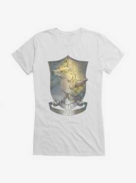 Harry Potter Hufflepuff Crest Illustrated Girls  T-Shirt, , hi-res