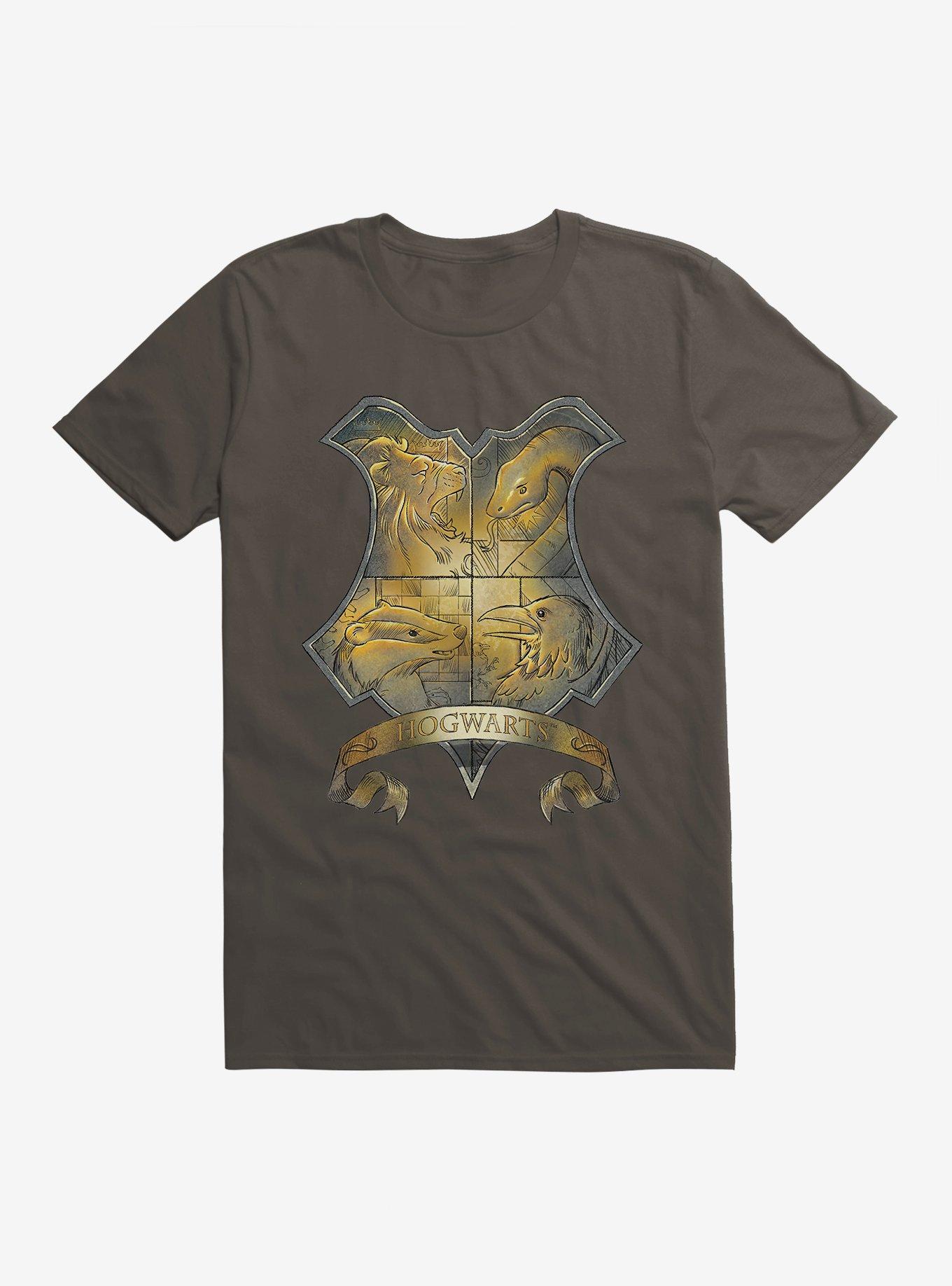 Harry Potter Hogwarts Crest Illustrated T-Shirt | Hot Topic