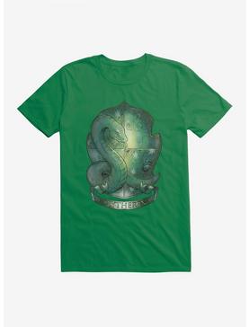 Plus Size Harry Potter Slytherin Crest Illustrated T-Shirt, , hi-res