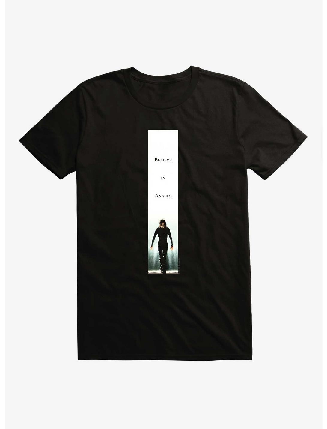The Crow Believe In Angels T-Shirt, BLACK, hi-res