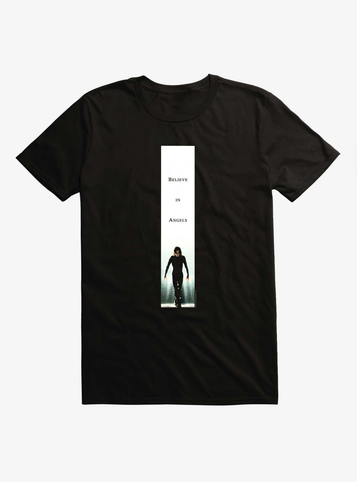 The Crow Believe In Angels T-Shirt, BLACK, hi-res