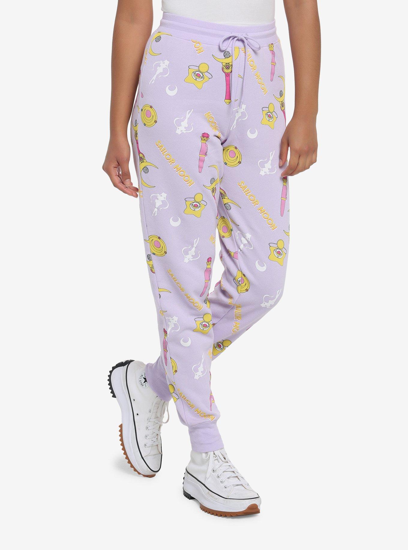 Sailor Moon Allover Print Girls Jogger Sweatpants, MULTI, hi-res