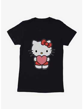 Hello Kitty Holding Heart Womens T-Shirt, , hi-res
