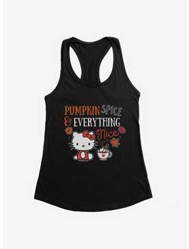 Hello Kitty Pumpkin Spice & Everything Nice Womens Tank Top, , hi-res
