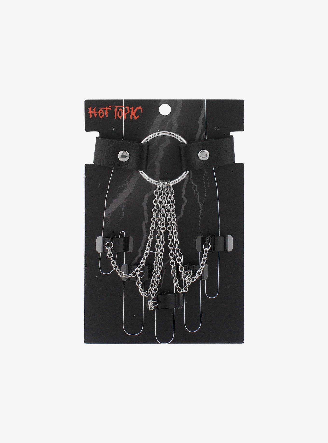 O-Ring Chain Hand Ring Bracelet, , hi-res