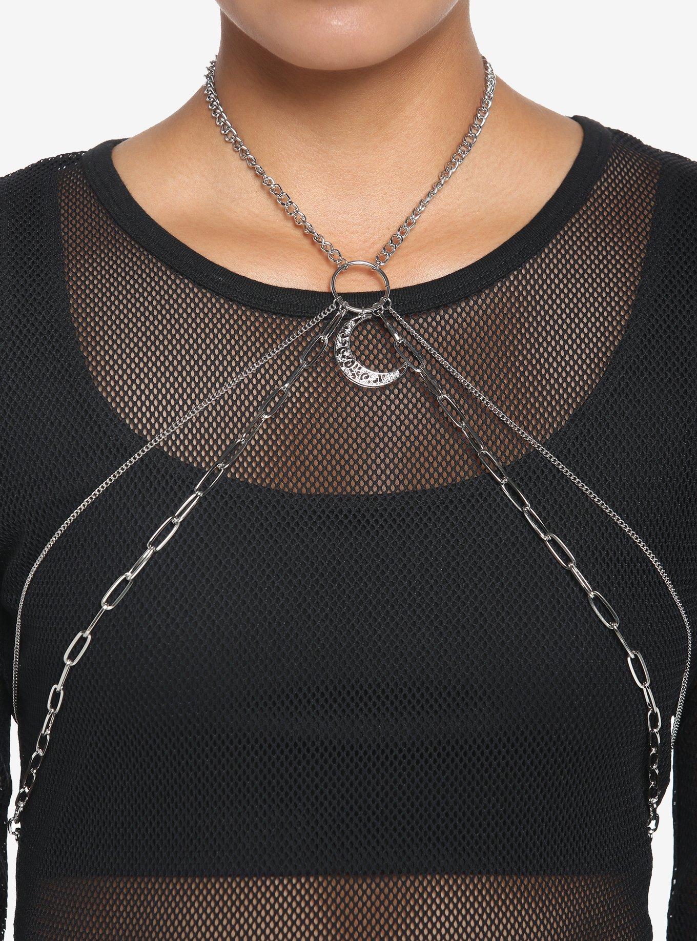 Celestial Moon Chain Body Harness