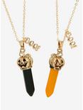 Boo Pumpkin Crystal Best Friend Necklace Set, , hi-res