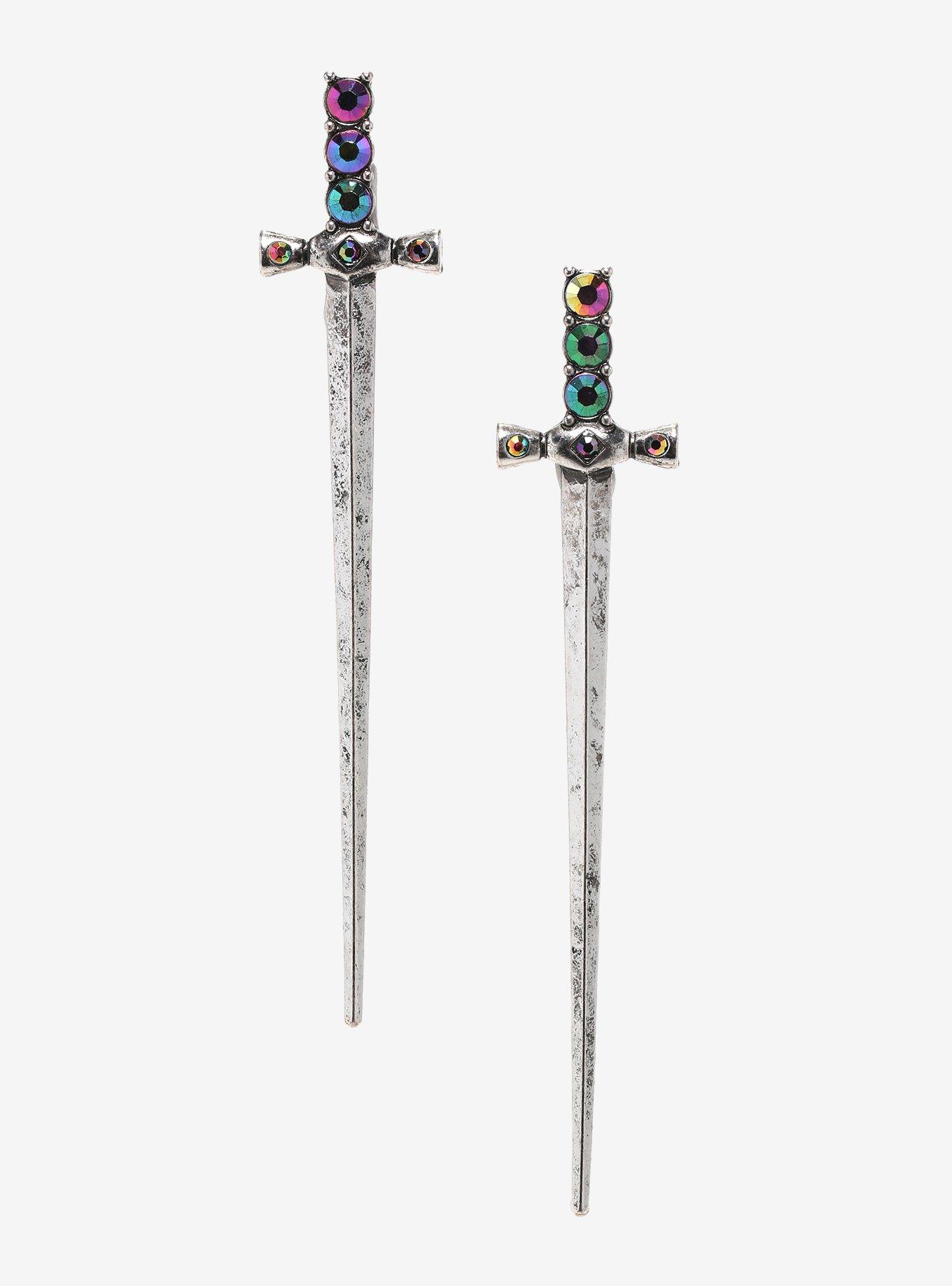 Colorful Sword Hair Stick Set