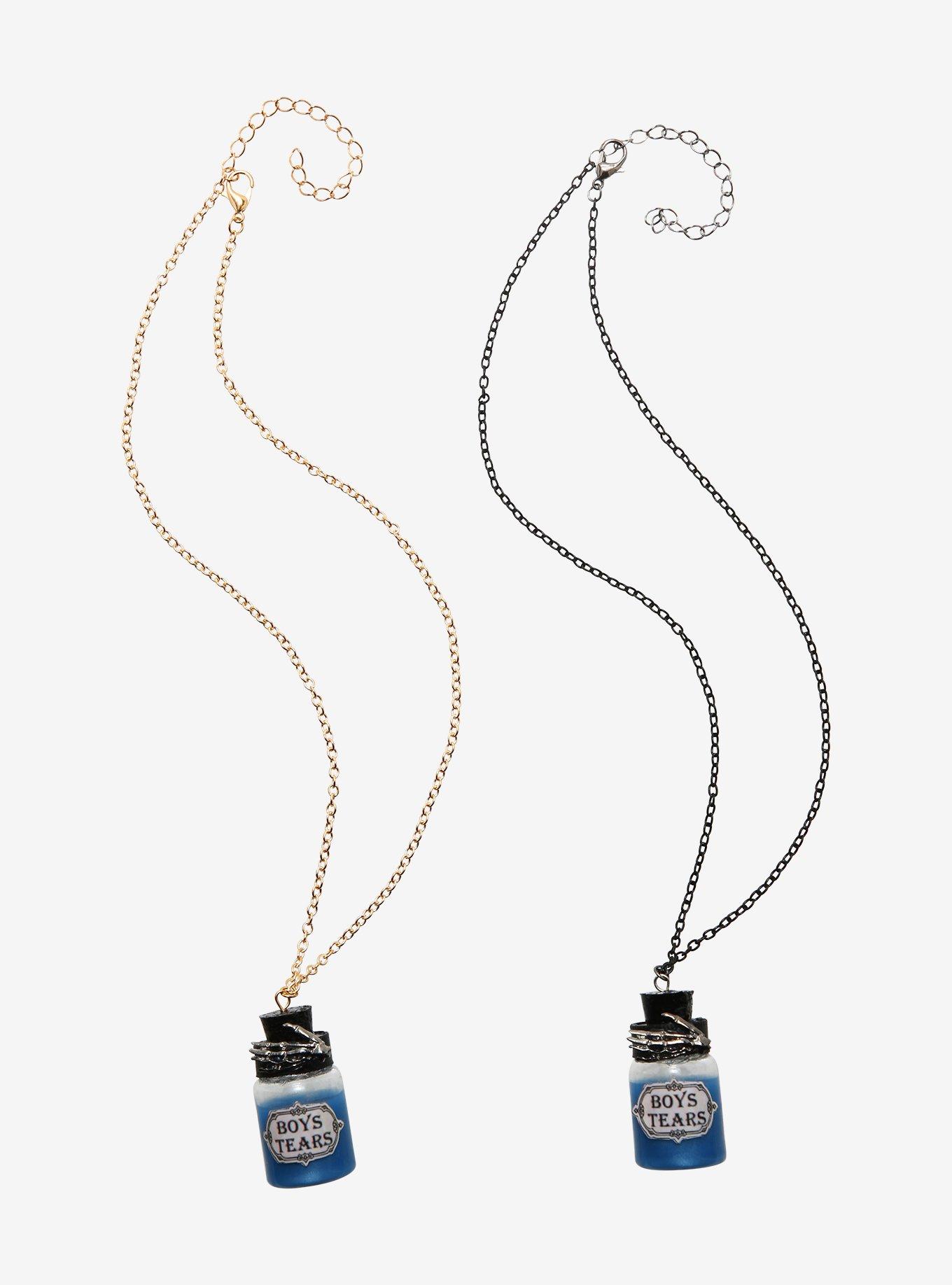Boy Tears Capsule Best Friend Necklace Set, , hi-res