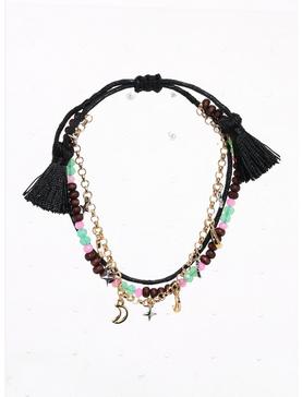 Celestial Charm Beads Cord Bracelet, , hi-res