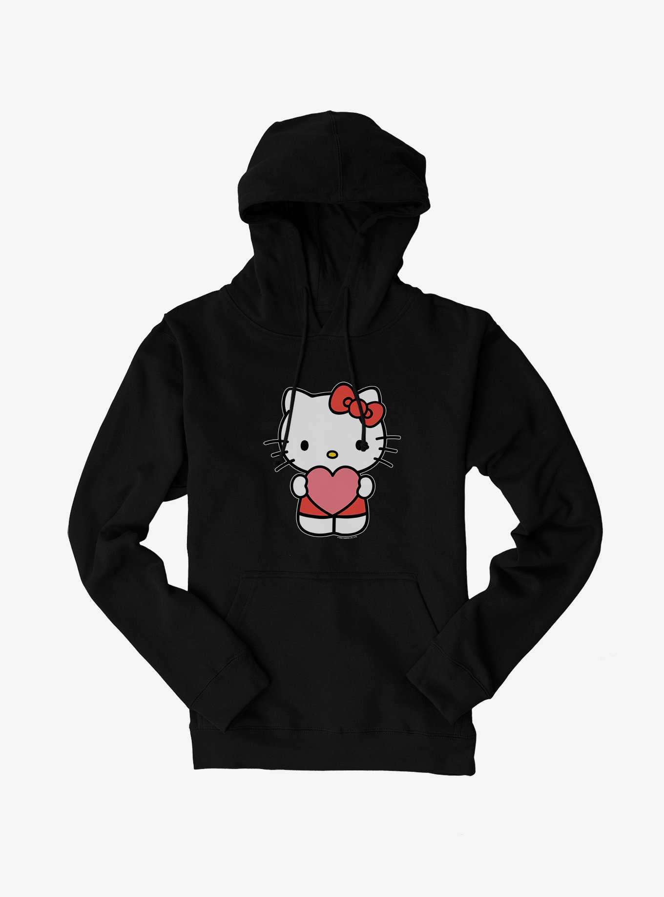 Hello Kitty Holding Heart Hoodie, , hi-res
